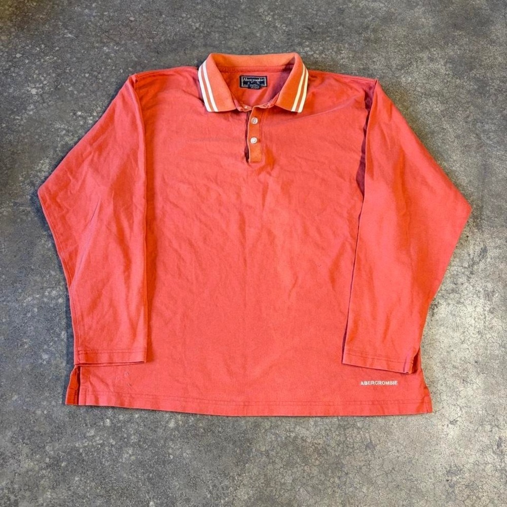 2000s‎ abercrombie faded rugby polo
